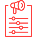 Icons Marketing Campaign Operations