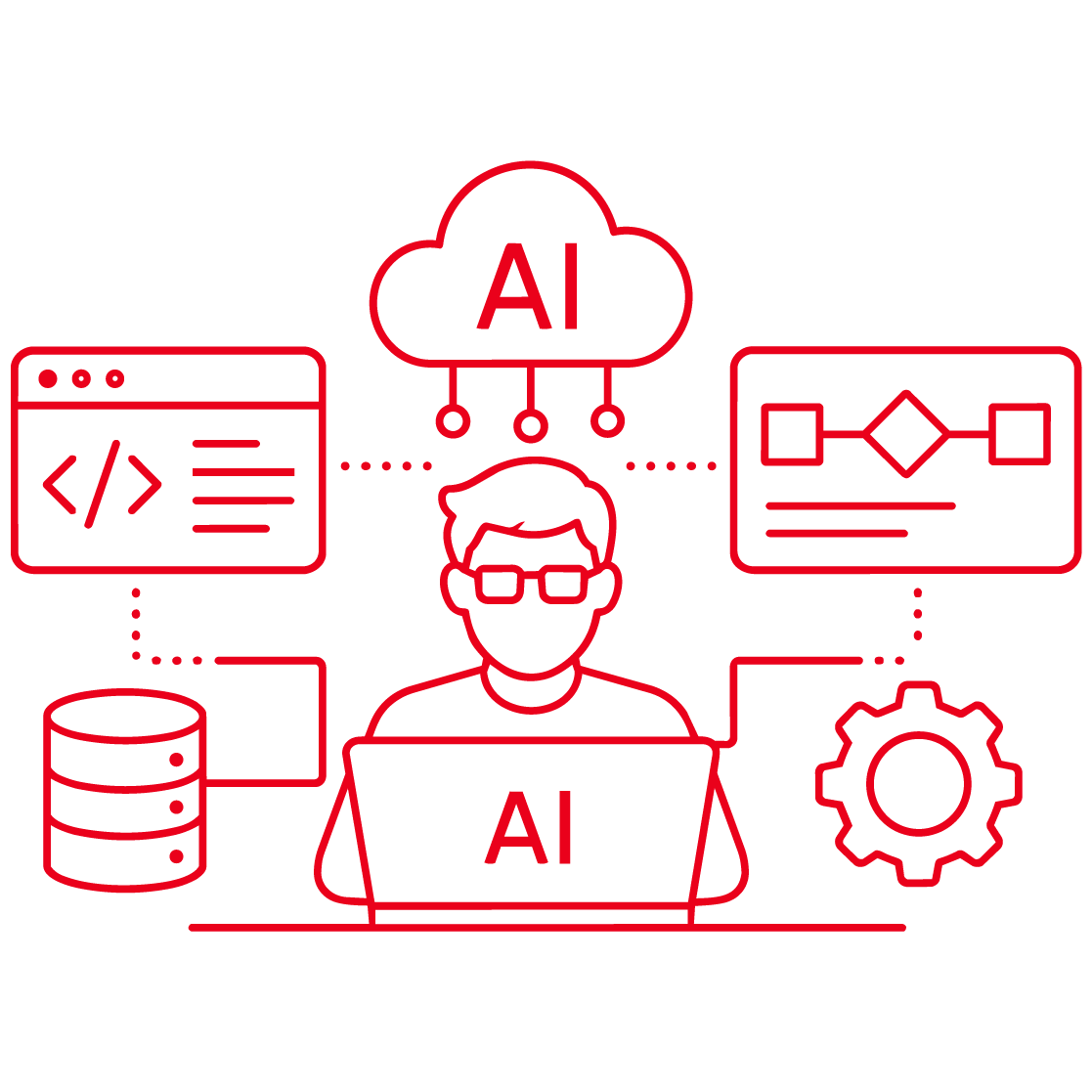 AI platform engineers icon