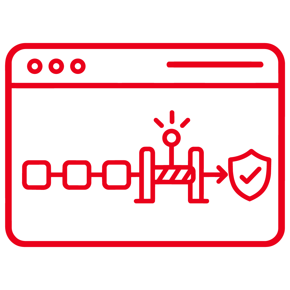 Lifecycle control & gating icon